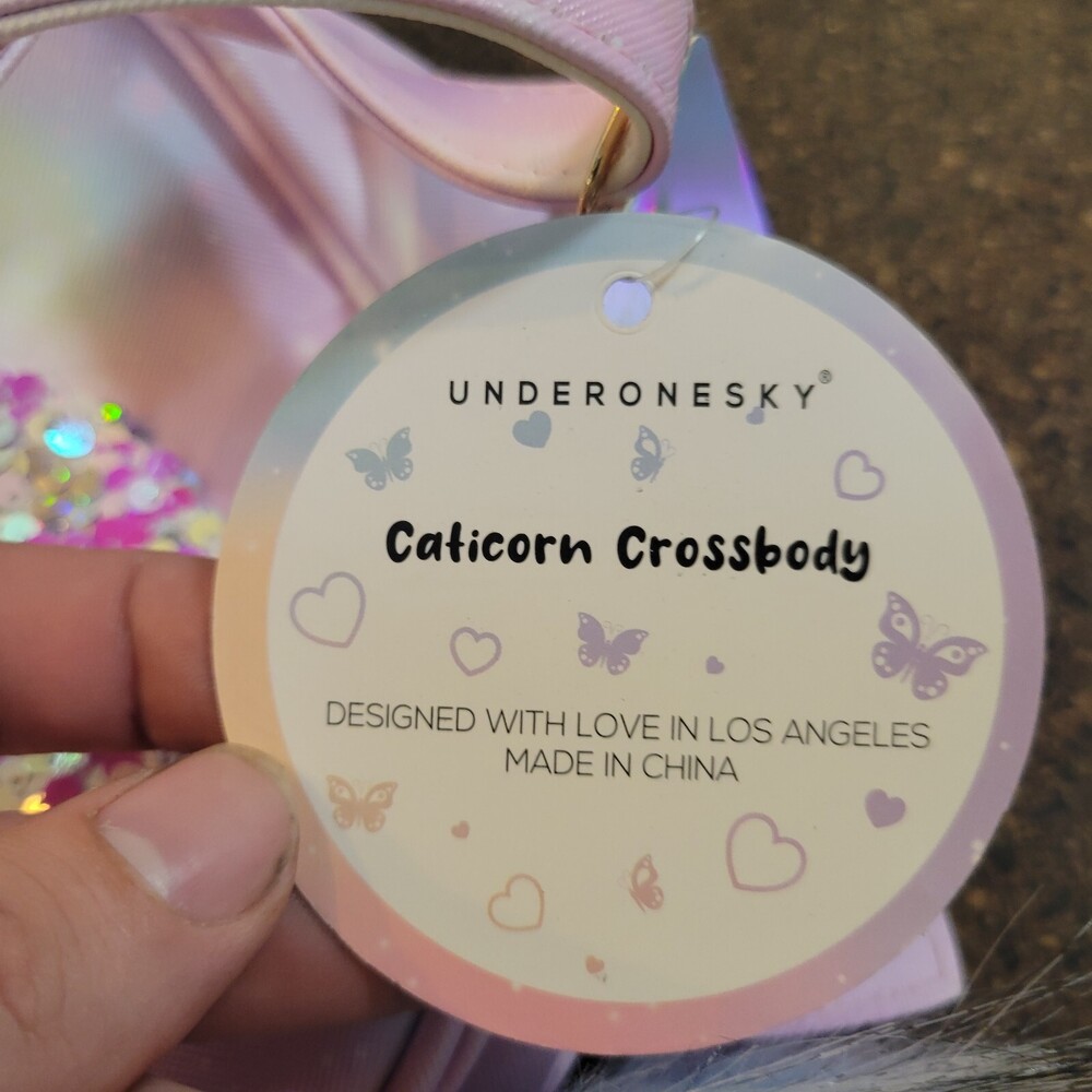 Under One Sky Unicorn Crossbody Bag, Whimsical Purse Designed in Los Angeles - Picture 5 of 5